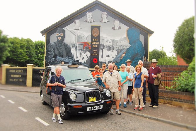 2 Hours Republican & Loyalist Mural Black Taxi Tour from Belfast - Key things to know before booking