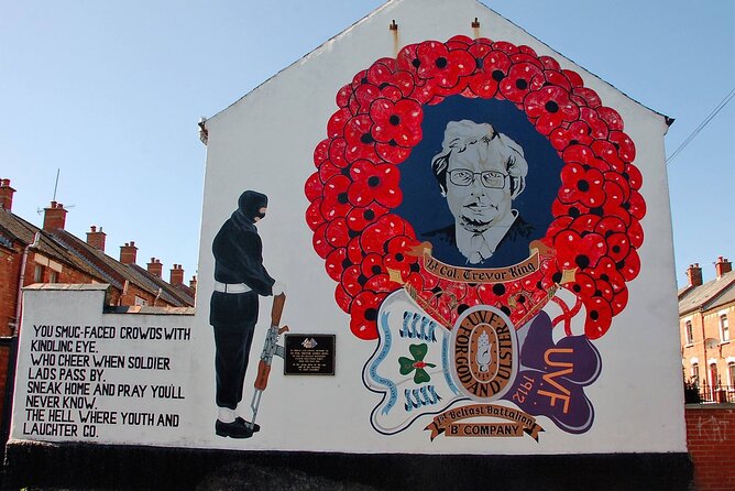 Award Winning Private 2 Hour Belfast Political Black Taxi Tour - Reading the International Mural Wall on Divis Street