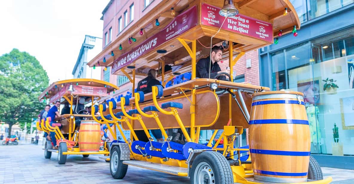 Belfast: City Centre Beer Bike Tour - Starting at 44 Bedford Street