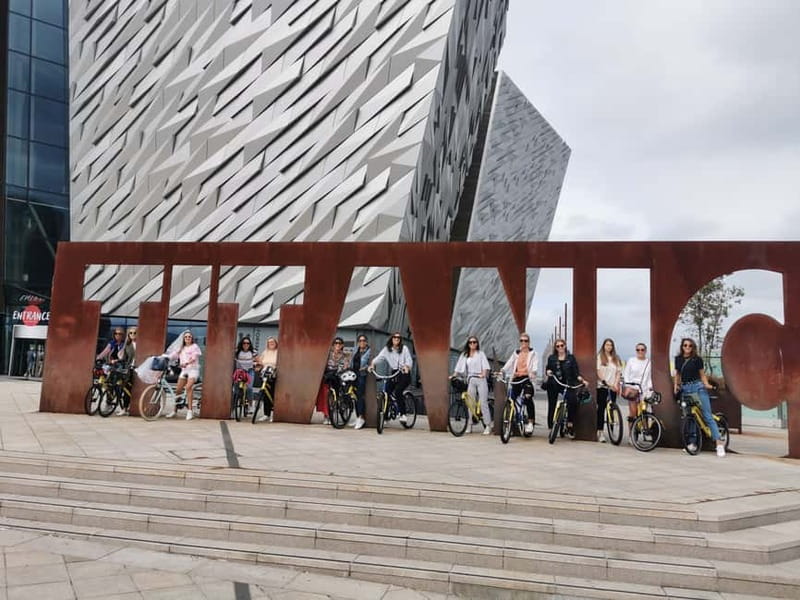 Belfast: City Highlights Bike Tour - Titanic Quarter and the original shipyard setting
