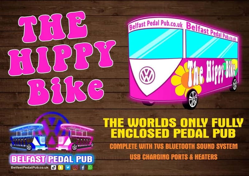 Belfast: Fully Enclosed Pink Party Bike Ride - Key details before you book