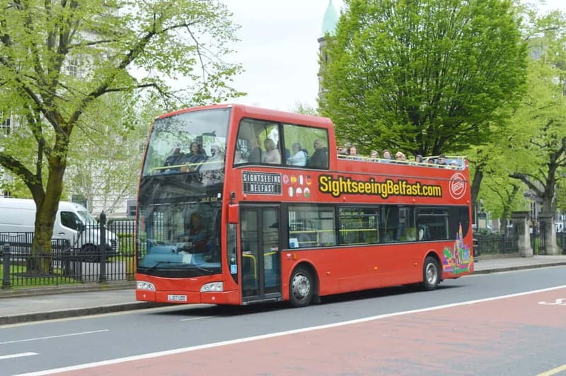 Belfast: Hop-On Hop-Off Belfast Open Top Bus Tour - St. George’s Market and central Belfast