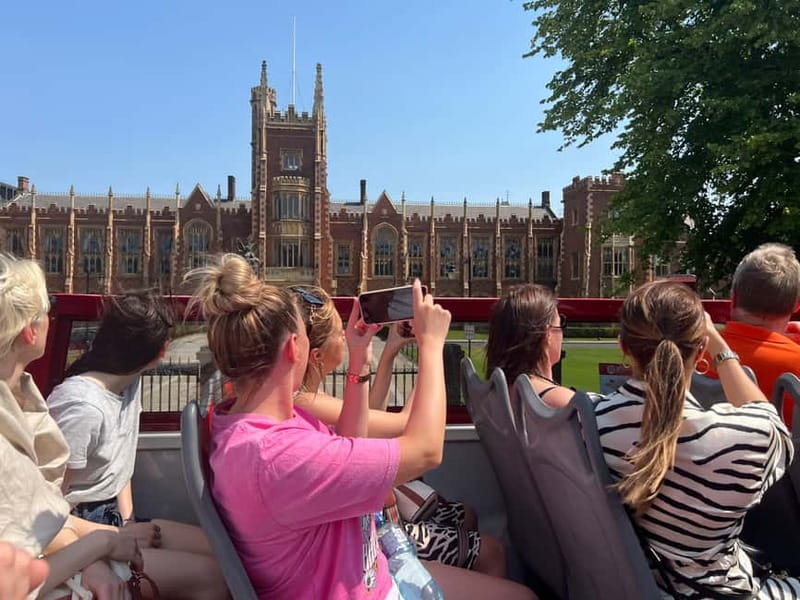 Belfast: Hop-On Hop-Off Bus Tour with Titanic Entry Ticket - Stops 6 to 10: markets, grand buildings, and university life