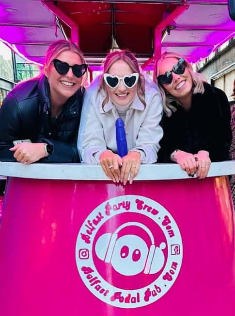 Belfast: Luxury Pink Hen Party Bike Tour (BYOB) - What the $2.70 listed price really means
