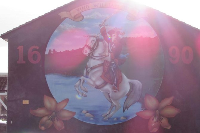 Belfast: Murals Taxi Tour - Divis Tower and the first view of West Belfast