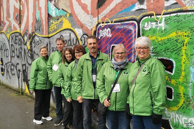Belfast's Political Mural Taxi Tour - Crossing the Peace Gates at Belfast’s Peace Wall