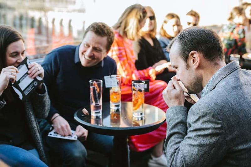 Belfast: Sensory Cocktail Experience with 4 Cocktails - The Inhibitor adds sound, visuals, and odd surprises