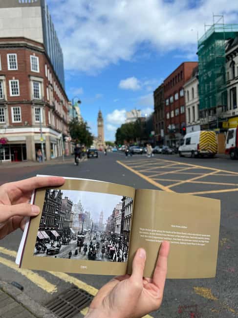 Belfast Walking Tour with a Local – History & Craic - Albert Memorial Clock and Belfast’s uneven ground