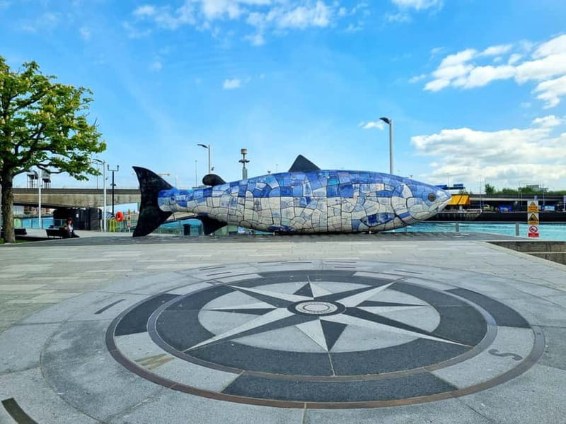 Belfast Walking Tour with a Local – History & Craic - The Beacon of Hope and public art