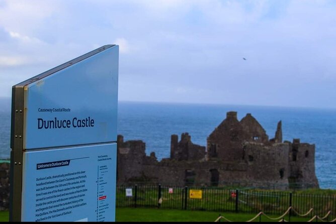 Experience the Antrim Coast and the Land of Giants - Private Tour - Ballintoy Harbour closes with Iron Islands scenery