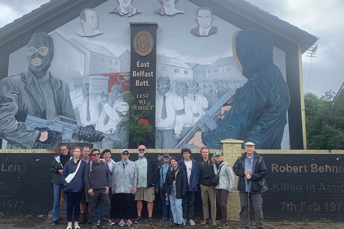 Famous Belfast Private Taxi Cab Tour Adventure The Troubles 2 Hrs - Remembrance gardens, murals, and Crumlin Road Gaol