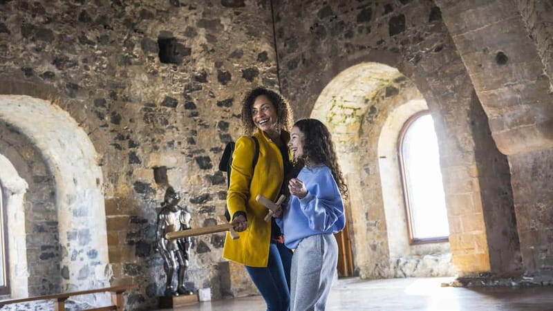 From Belfast: Giant’s Causeway and Game of Thrones Day Tour - Carrickfergus Castle begins the morning