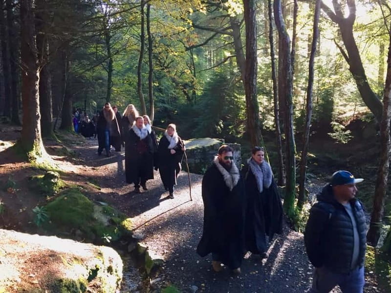 From Newcastle: Game of Thrones Tollymore Forest Trek - Stop One: The Wildling Pit from the Opening Prologue