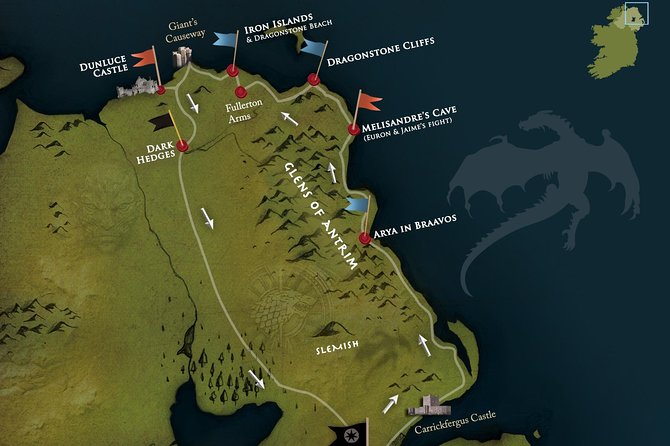 Game of Thrones - Private Audi A6 tour with Richard the Wildling - Ballygally and the first Seven Kingdoms views