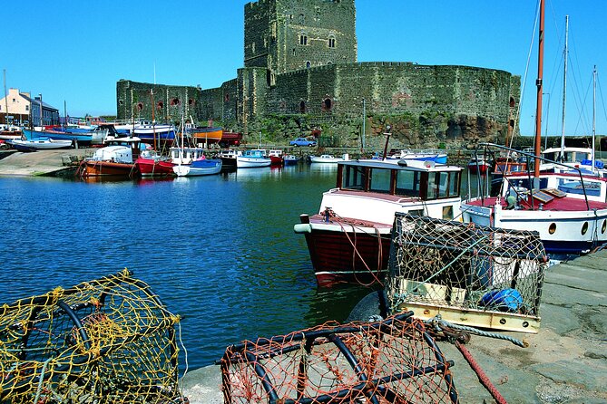 Giant's Causeway Tour including Game of Thrones Sites from Belfast - Carrickfergus Castle and the start of the coastal road