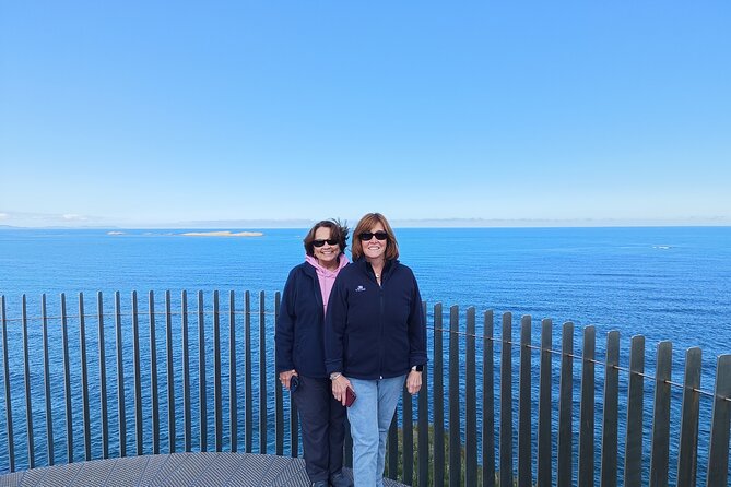 Giants Causeway Tour from Belfast in luxury 7 seater - Dunluce Castle above the sea