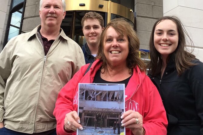 History of Belfast conflict and terror 1 hour black taxi tour - Divis flats and the old British army presence